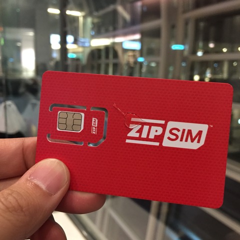 ホノルルに行ったので「ZIP SIM」を使ってみた